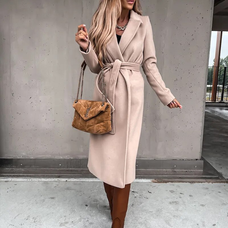 GR Coat | Elegant long coat for women