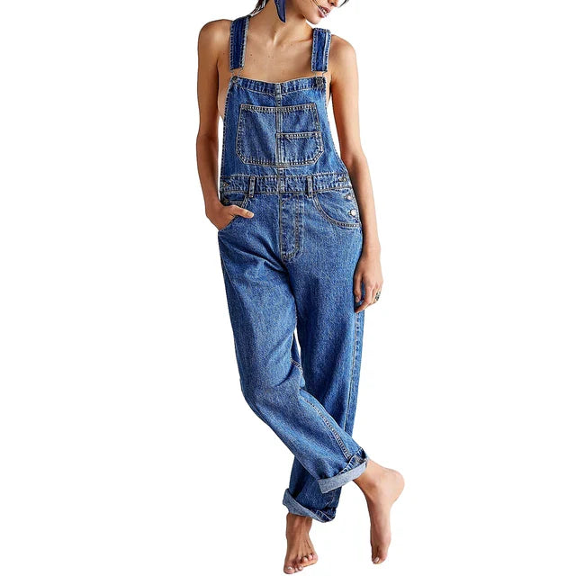 GR | Stylish denim jumpsuit with a relaxed fit