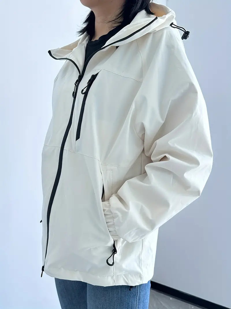 GR | Water and Windproof Hooded Jacket for Women