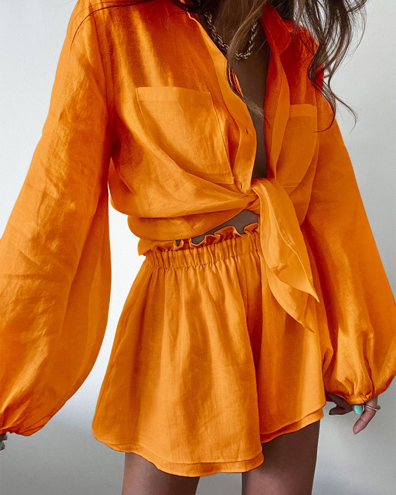GR | Stylish Linen Set for Summer