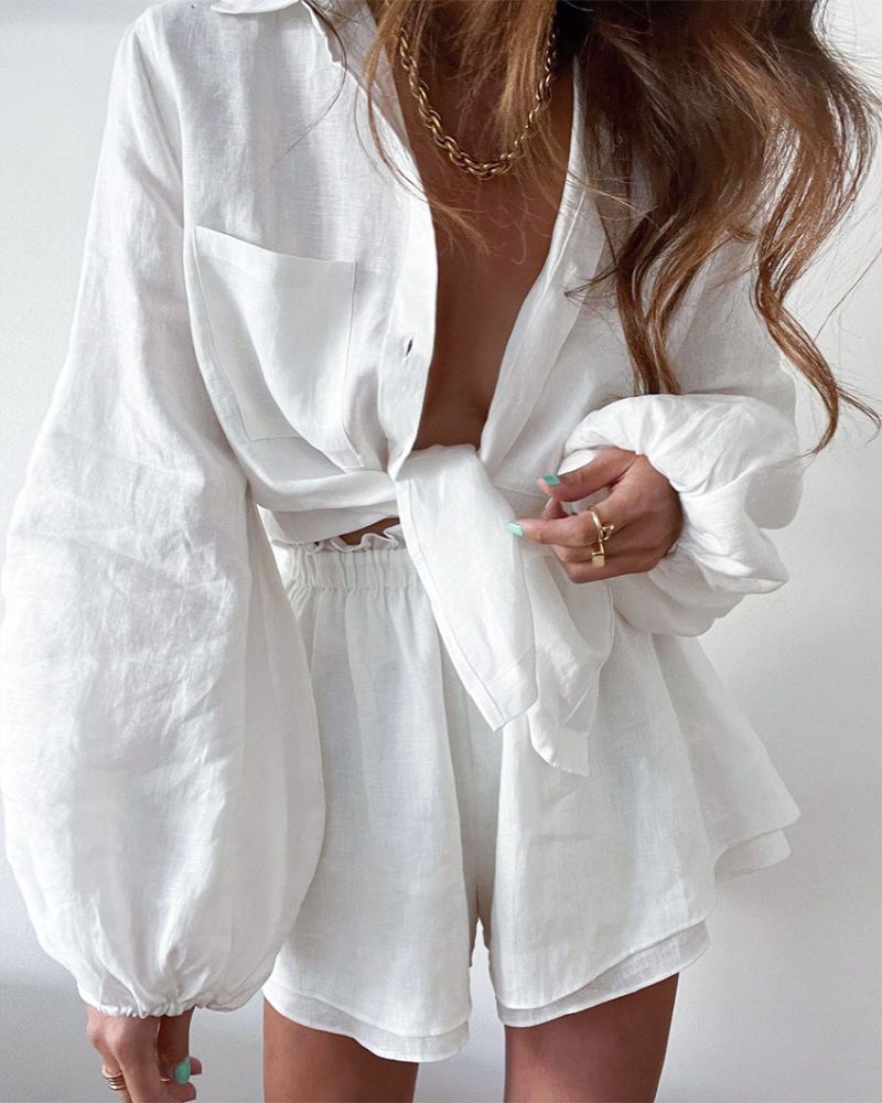 GR | Stylish Linen Set for Summer