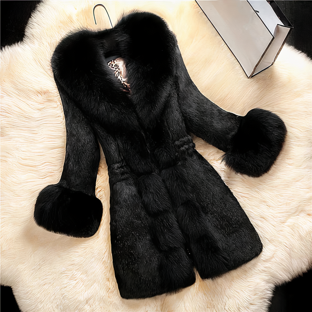 GR - Elegant faux fur coat