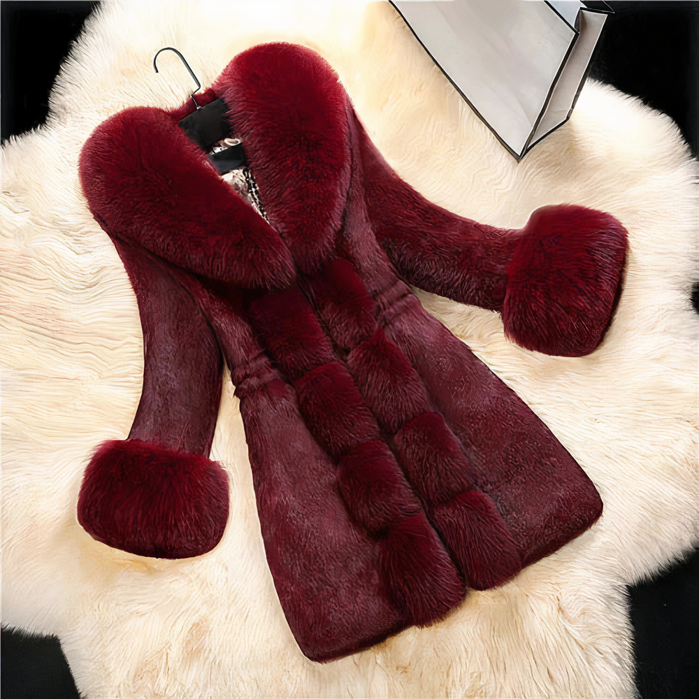 GR - Elegant faux fur coat