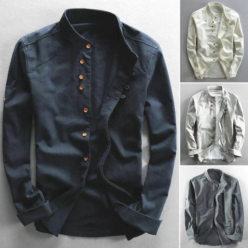 GR | Essence Elegant Japanese Linen Shirt