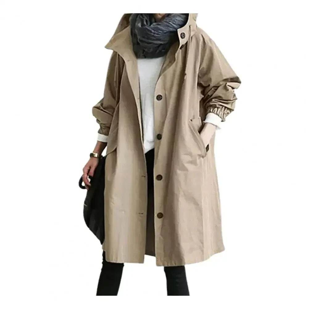 GR | Stylish women's windbreaker trench coat