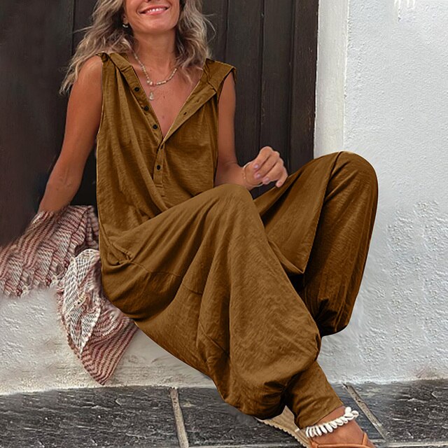 GR | Women's sleeveless jumpsuit