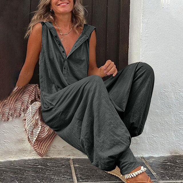 GR | Women's sleeveless jumpsuit
