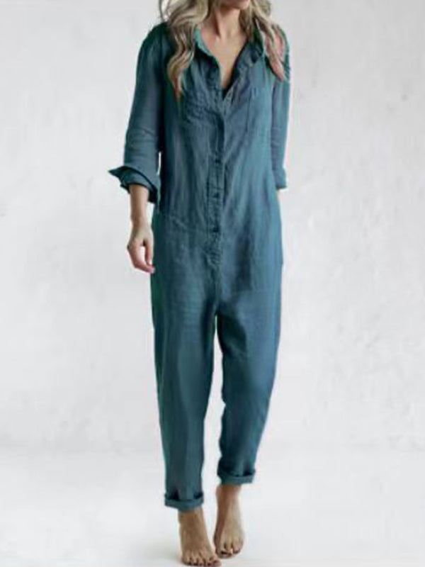 GR | Loose Fit Button Up Long Sleeve GR | Women's Clothing