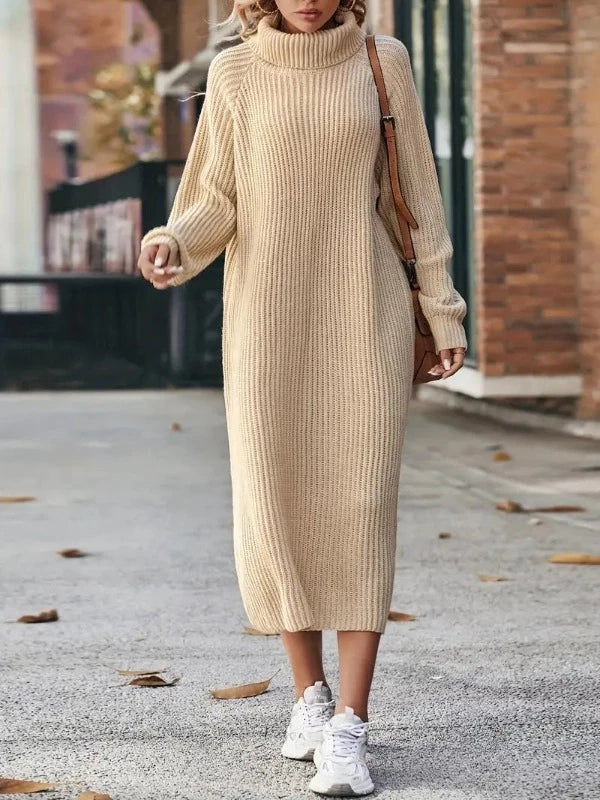 GR - Elegant Knit Dress - Women's Knit Dress for Style and Comfort