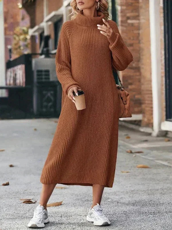 GR - Elegant Knit Dress - Women's Knit Dress for Style and Comfort