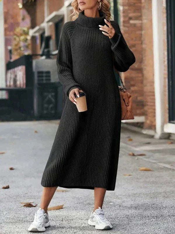 GR - Elegant Knit Dress - Women's Knit Dress for Style and Comfort