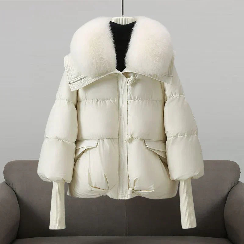 GR | Women's Faux Fur Jacket - Warm and Stylish