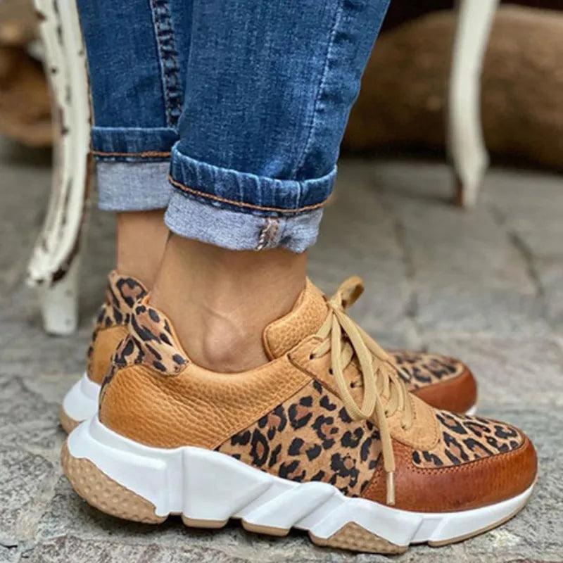 GR sneakers with leopard print - Kiana