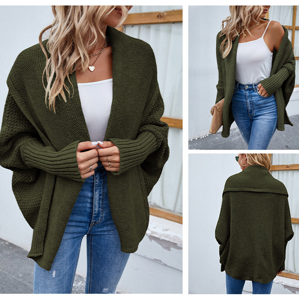 GR | Women's batwing sleeve knit sweater