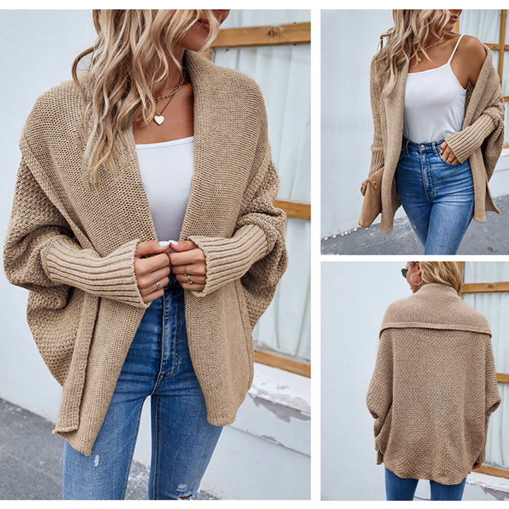 GR | Women's batwing sleeve knit sweater