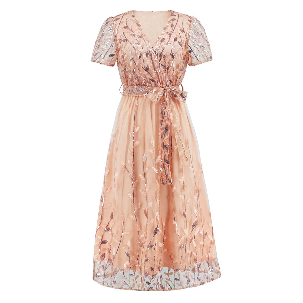 GR - Midikleid mit Pailletten