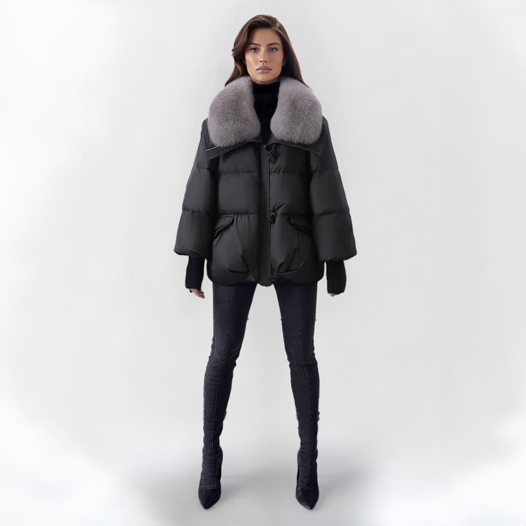 GR | Women's Faux Fur Jacket - Warm and Stylish