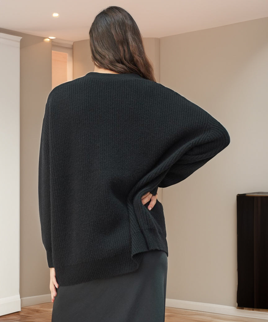 GR | Strickjacke Übergröße Knopfleiste Strickjacke Damenbekleidung