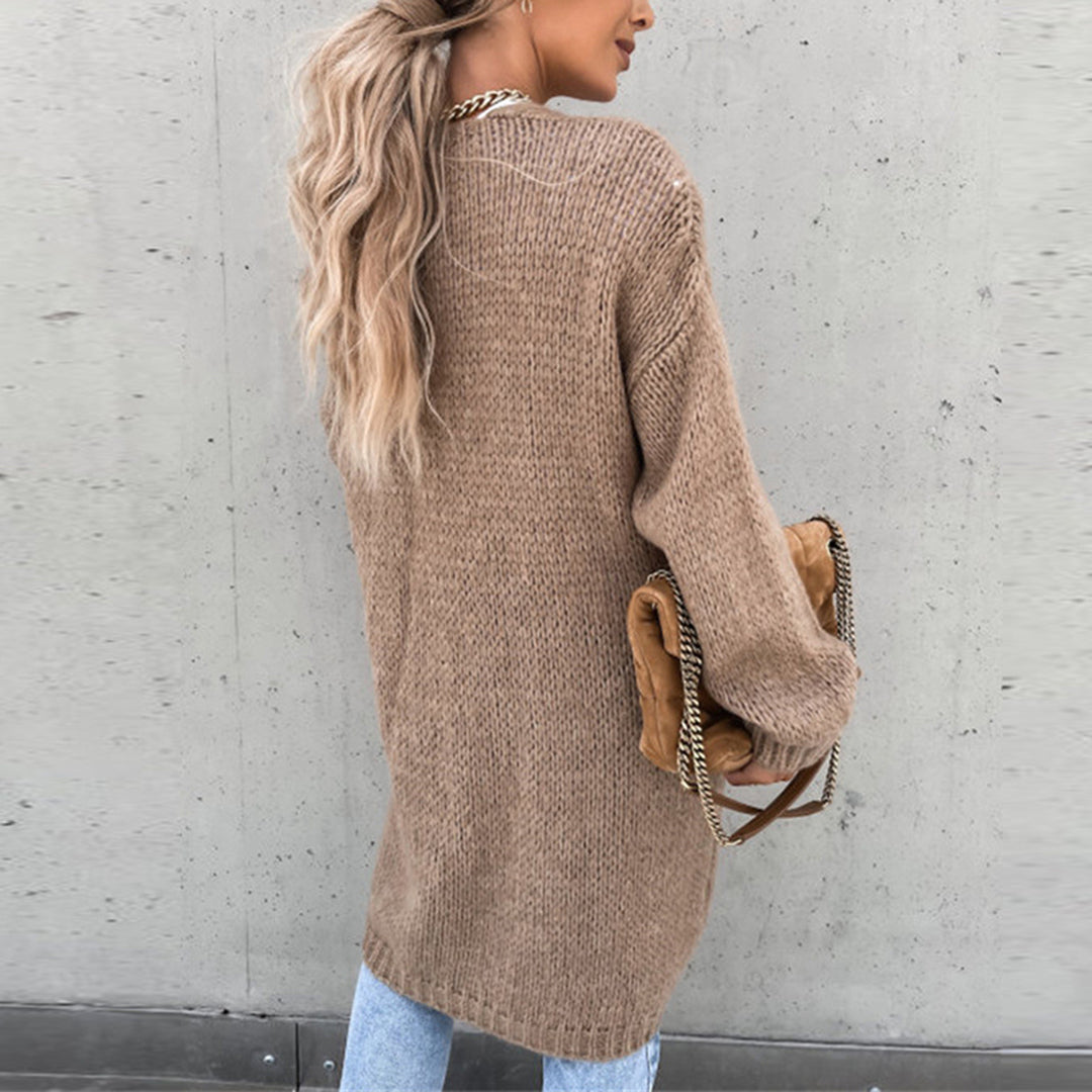 GR | Cardigan - comfortable oversized women's cardigan