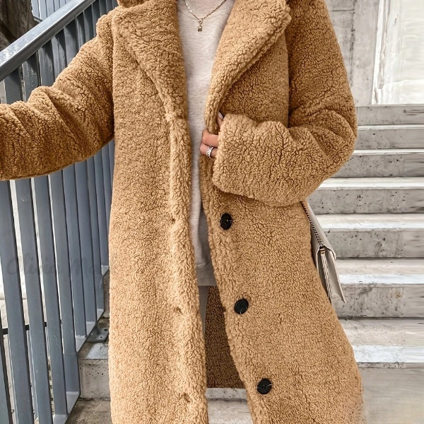 an elegant winter dress