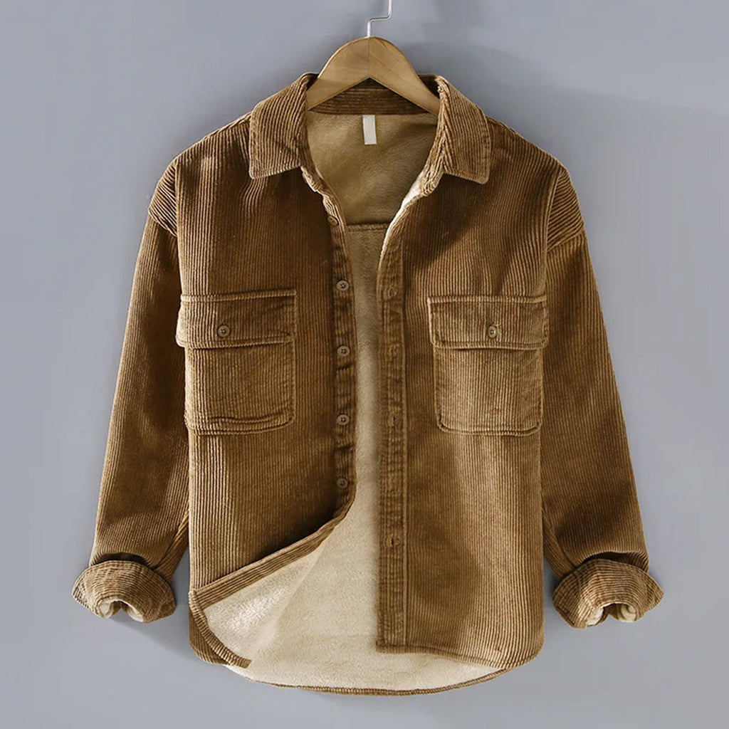 GR | Long-sleeved corduroy jacket with pockets