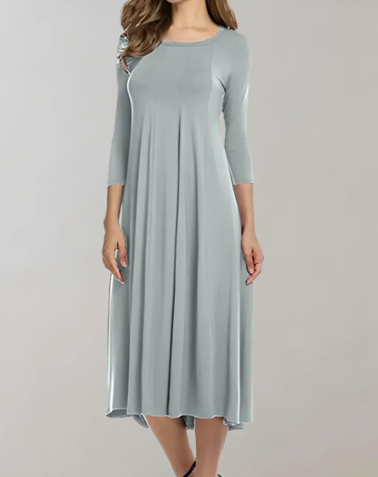 GR | Edles Leichtes Midikleid