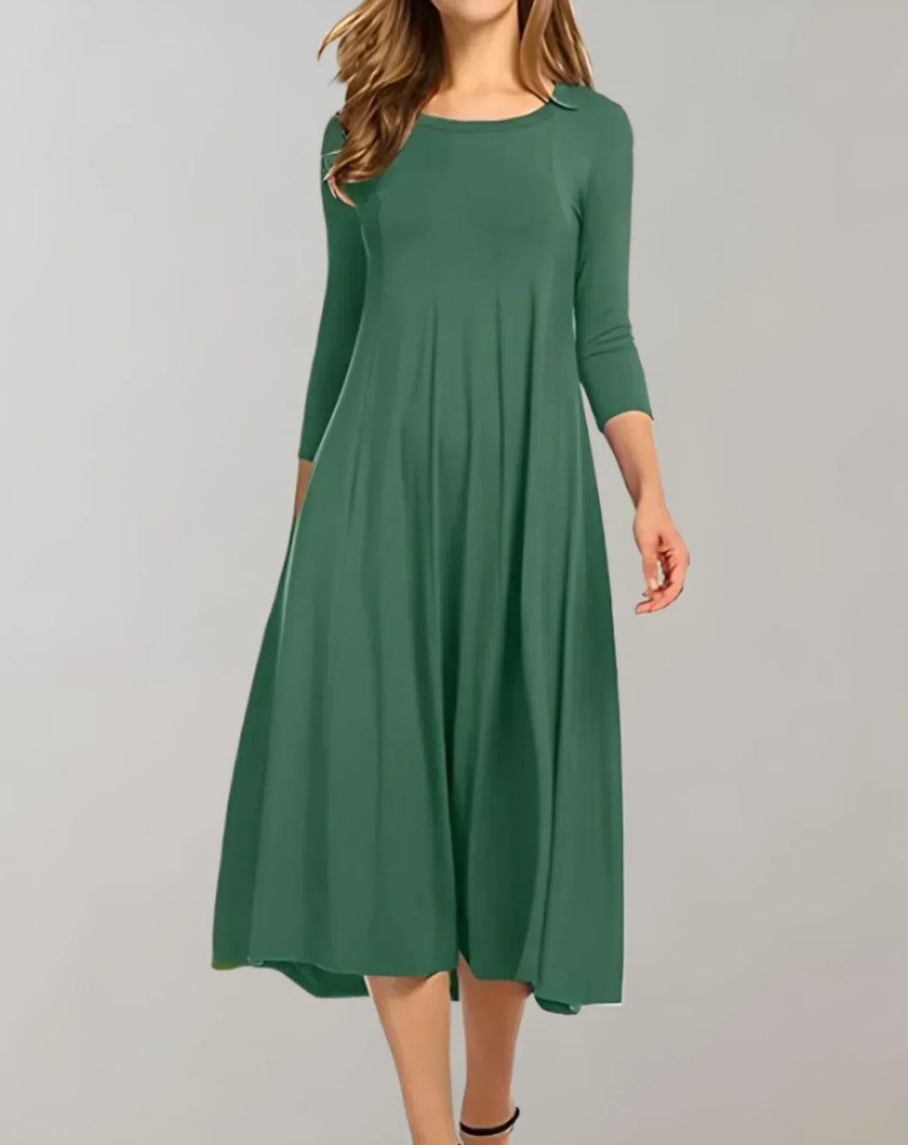 GR | Edles Leichtes Midikleid
