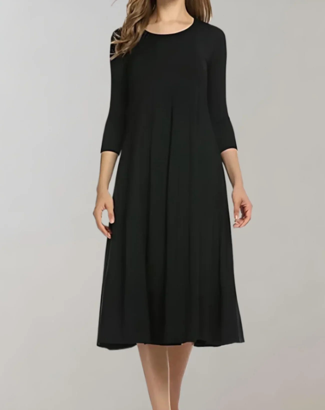 GR | Edles Leichtes Midikleid