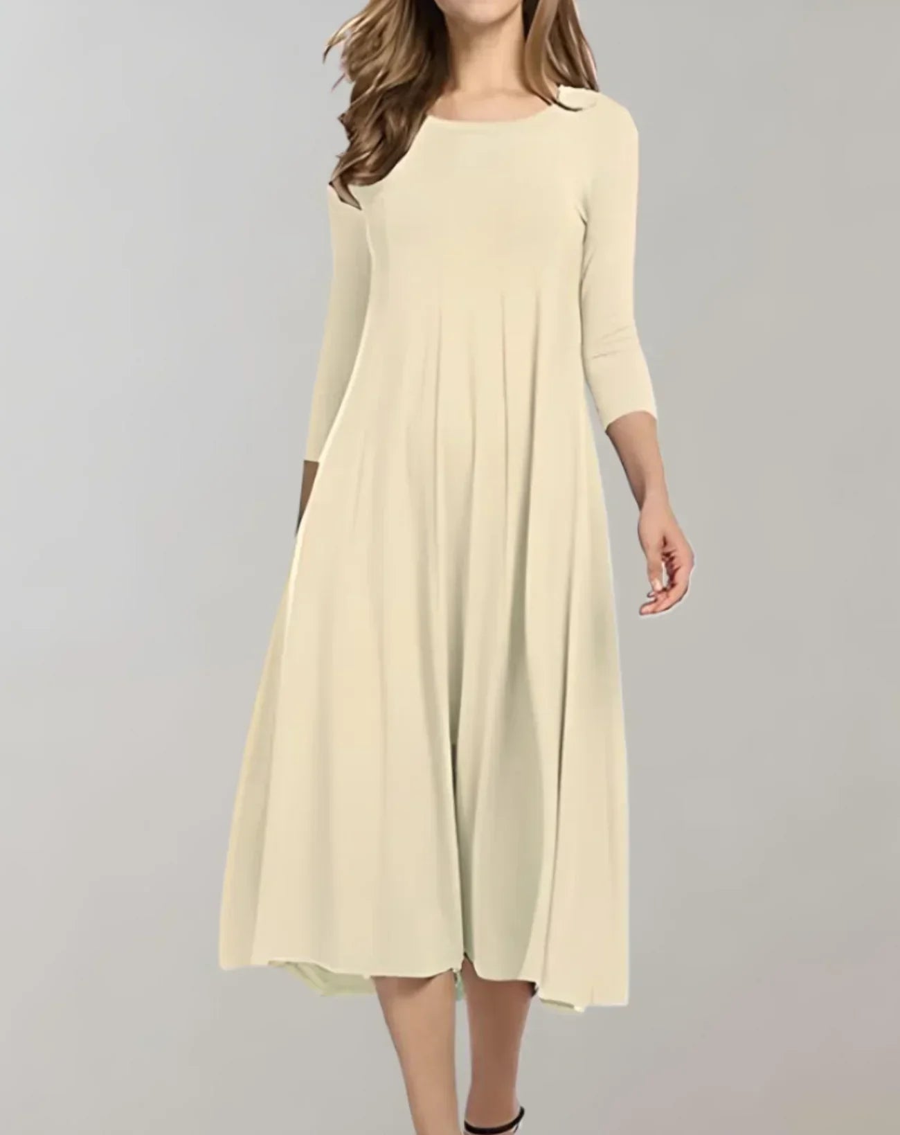 GR | Edles Leichtes Midikleid