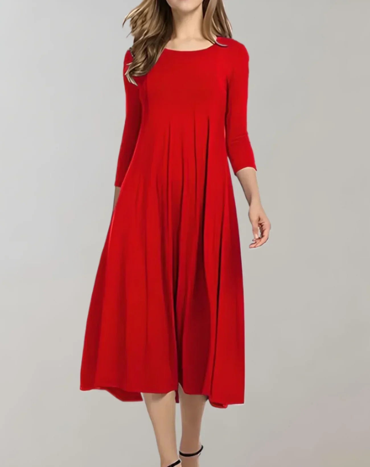 GR | Edles Leichtes Midikleid