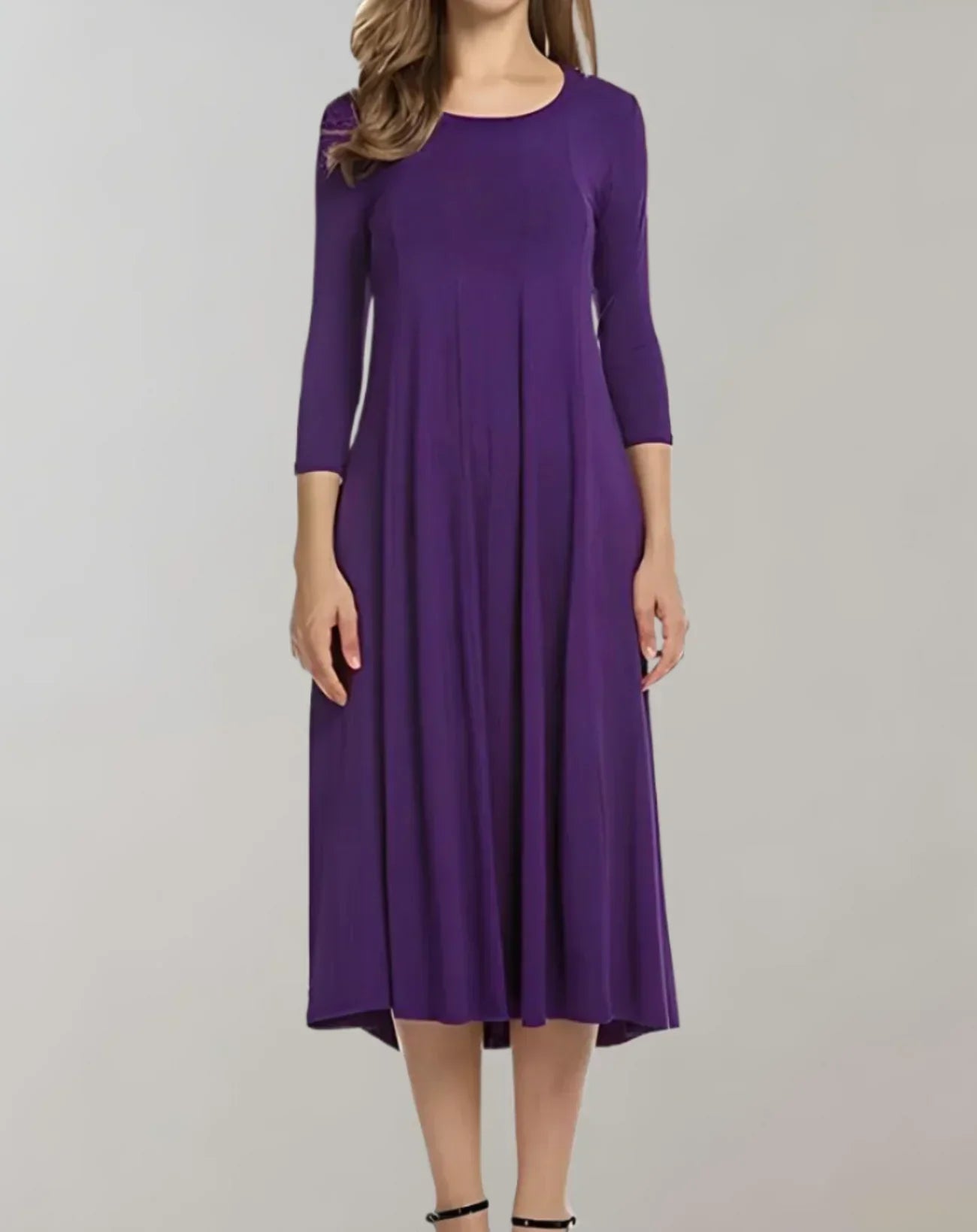 GR | Edles Leichtes Midikleid