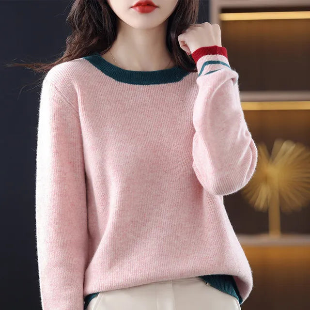 Plain-colored sweaters