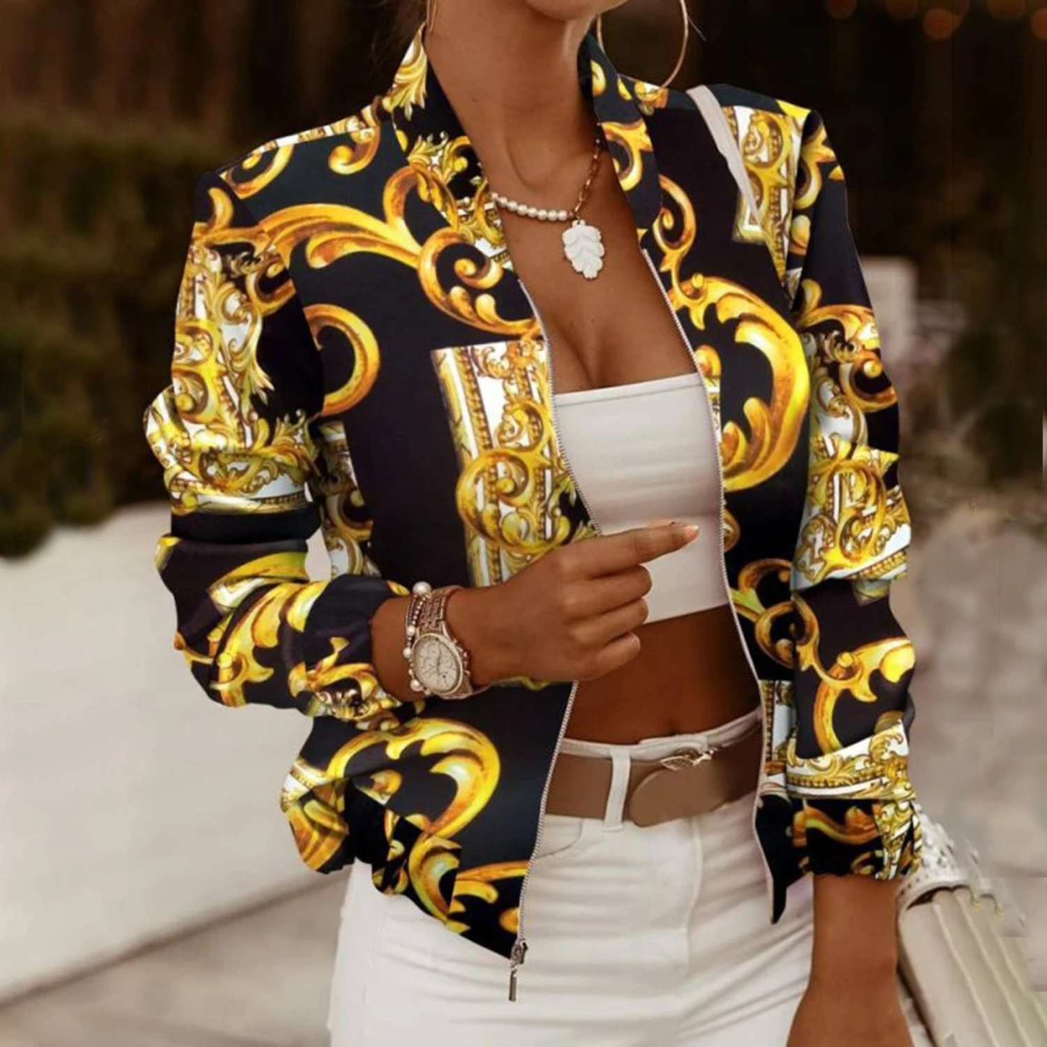 GR | Women's summer jacket with a modern design