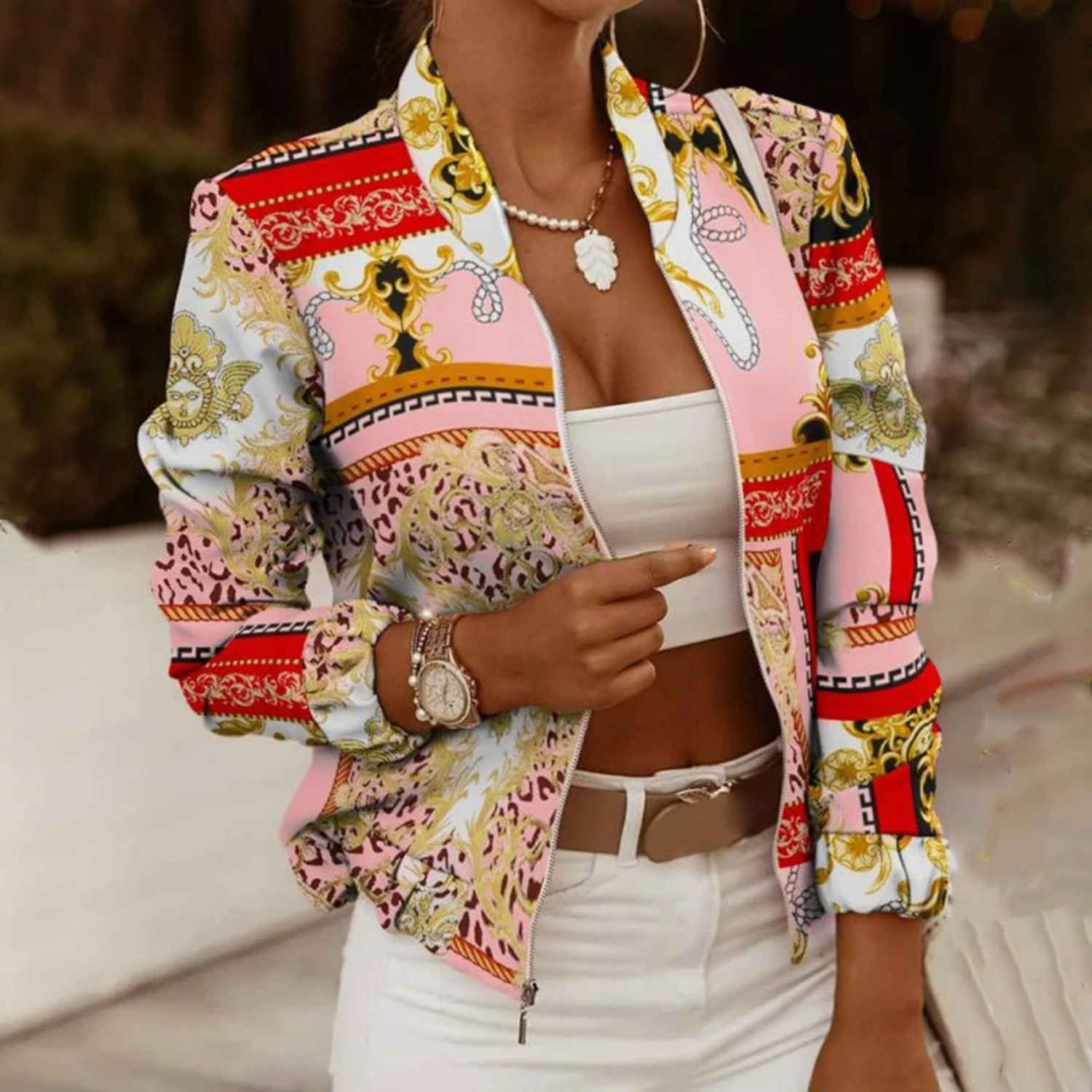 GR | Women's summer jacket with a modern design