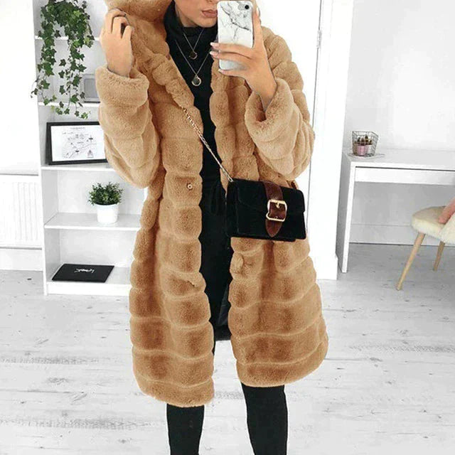 GR | Hood | Faux fur | Winter jacket | Women's jacket
