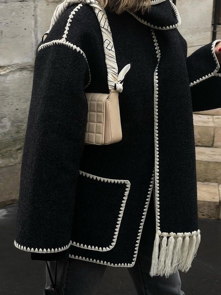 GR - Statement jacket with scarf 
