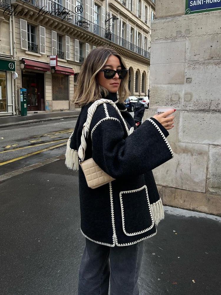 GR - Statement jacket with scarf 