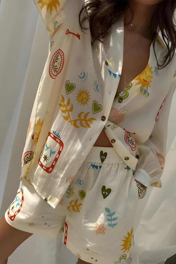 GR | Long-sleeved and short-sleeved set