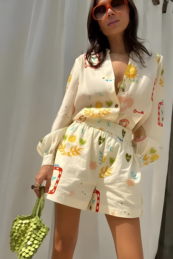GR | Long-sleeved and short-sleeved set