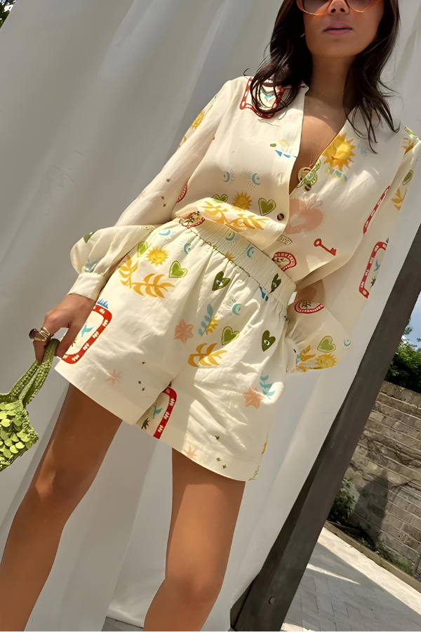 GR | Long-sleeved and short-sleeved set