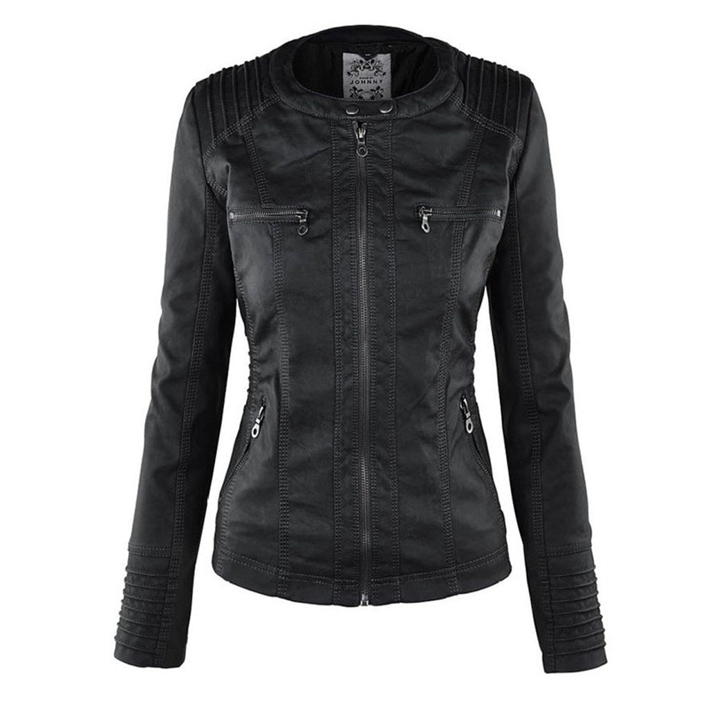 Priscilla | Leather Summer Coat for Women 