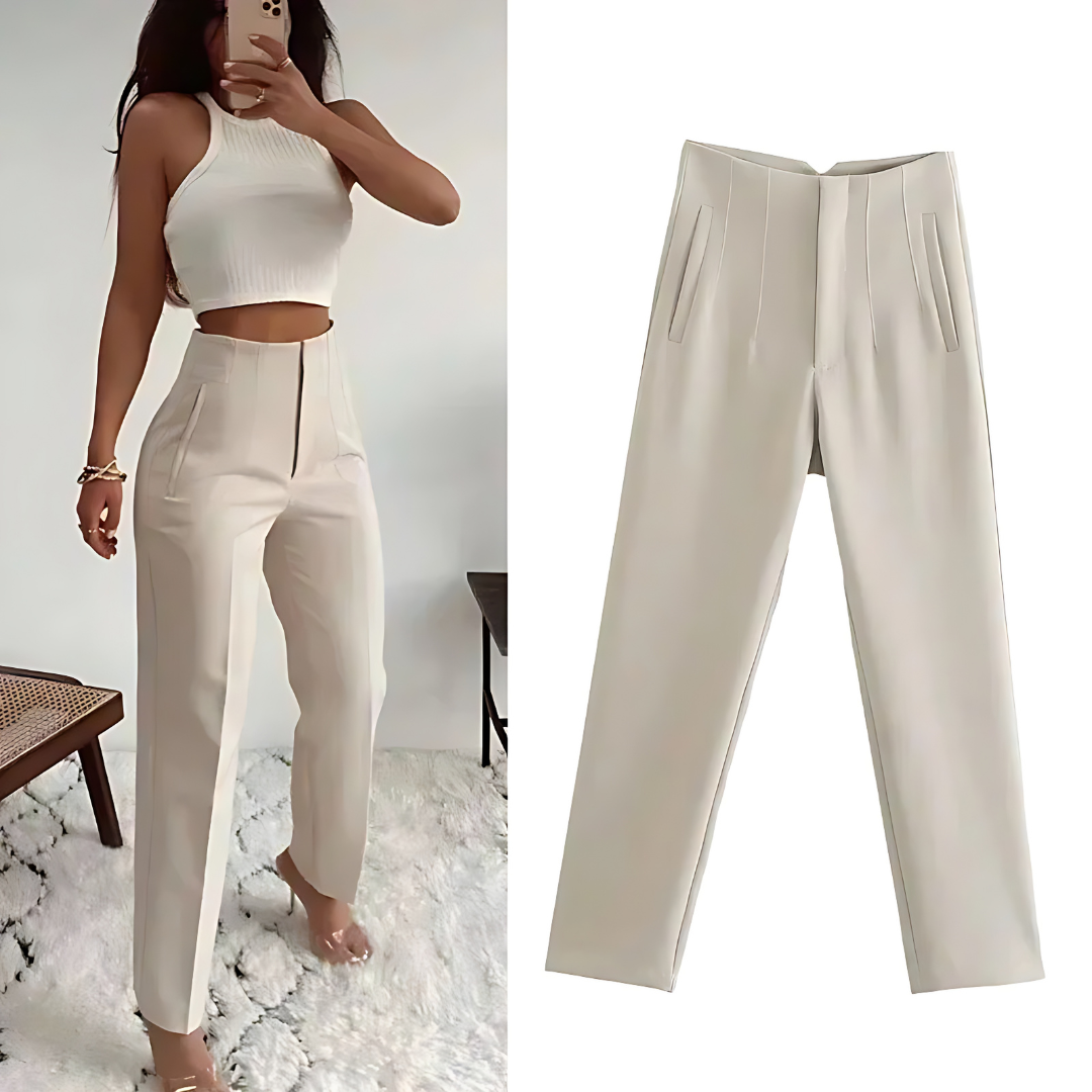 GR | Taillierte Damen Hose Traf Fashion