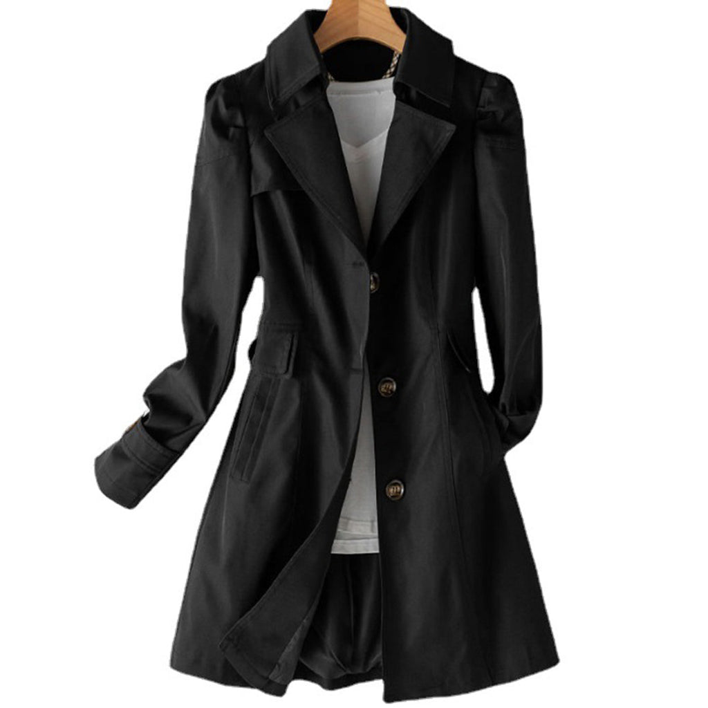 GR | Long Trench Coat Rain Jacket for Women