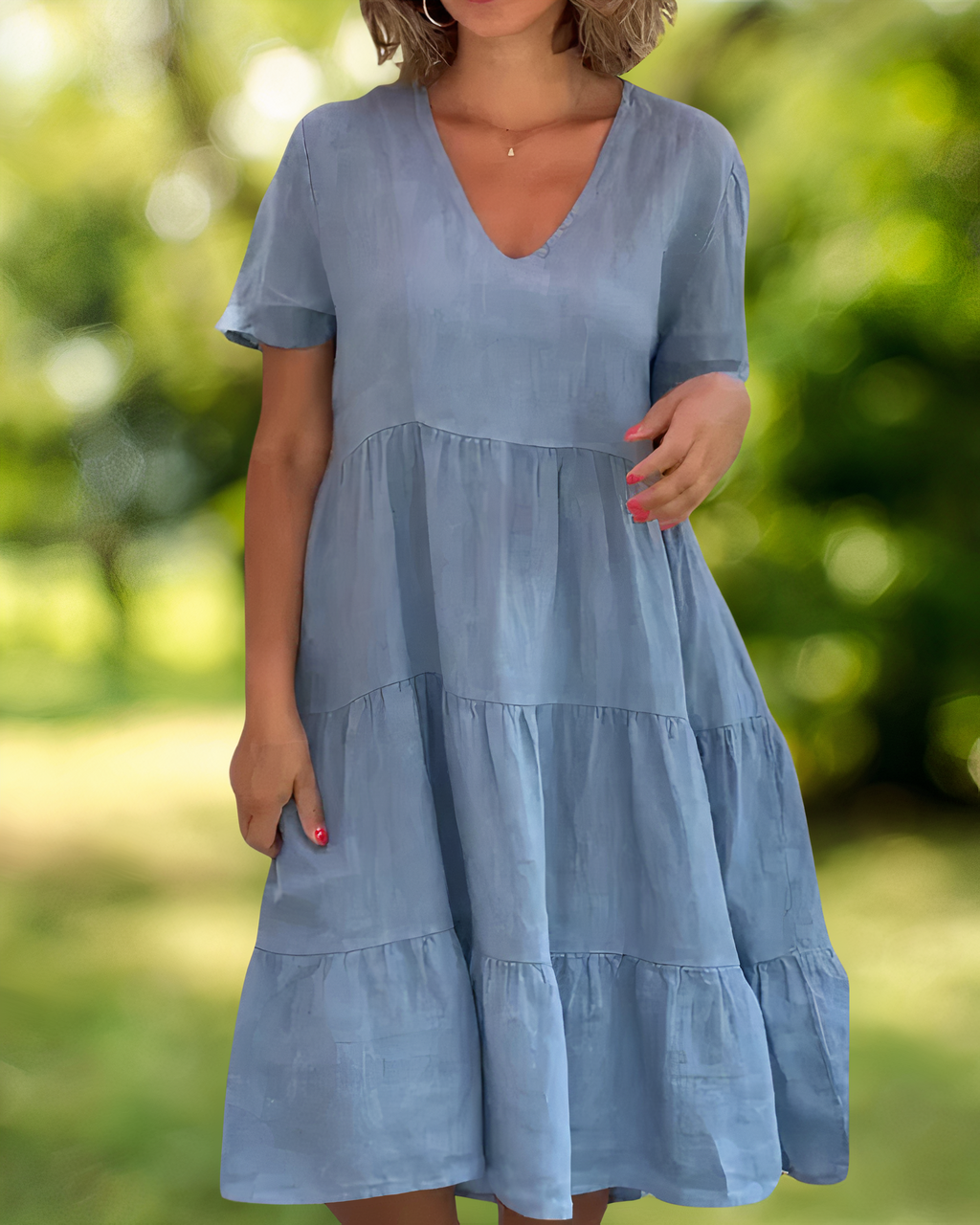GR | Cotton-linen dress