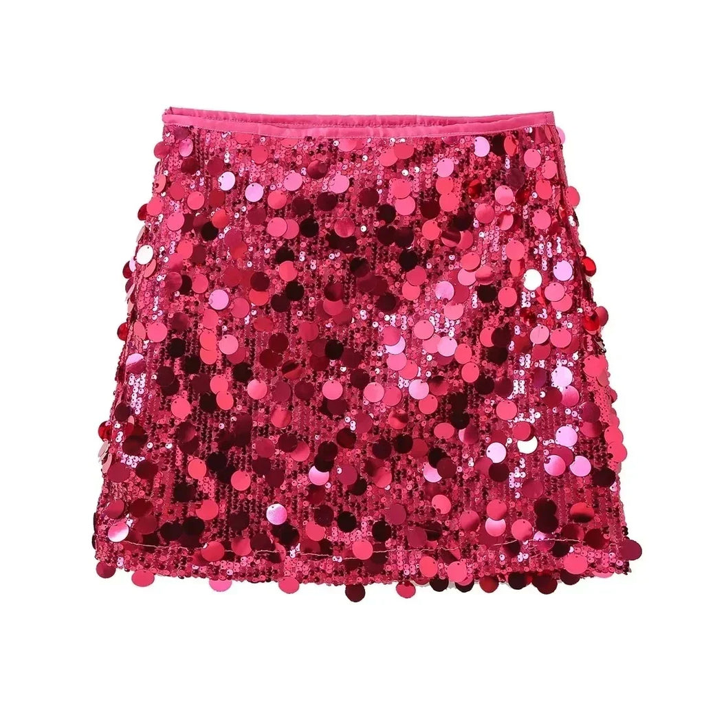 GR | Glamour in Motion: Mini sequin skirt 2024 for women 