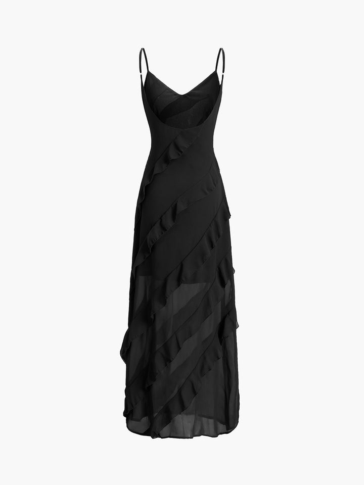 Luisella | Elegant Dress with Ruffles
