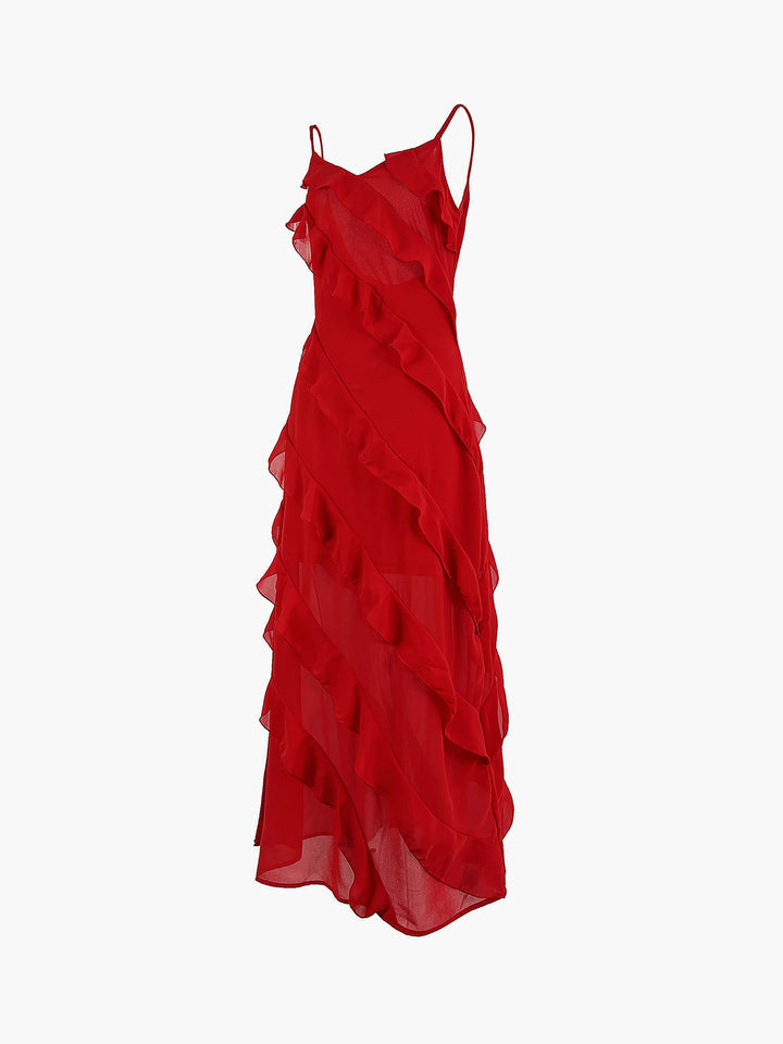 Luisella | Elegant Dress with Ruffles