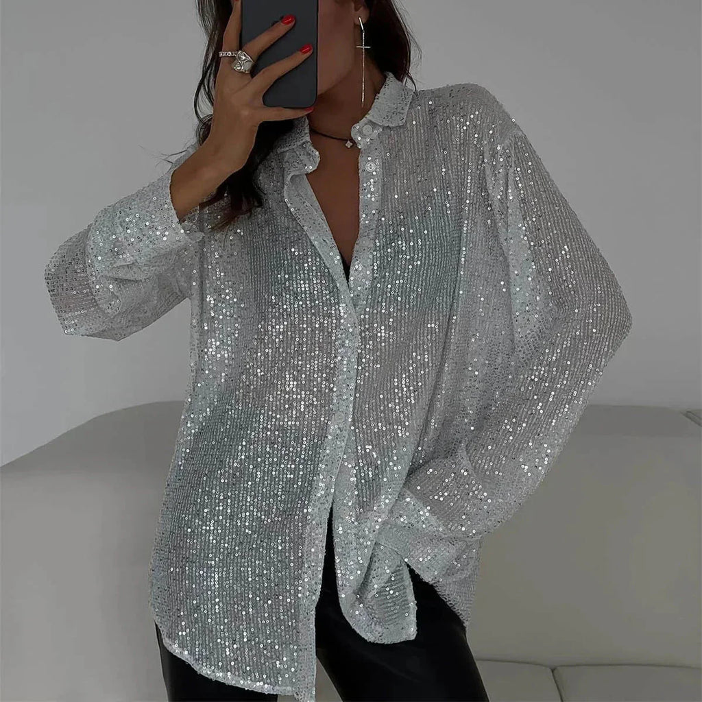GR | Pailletten Glitzertop