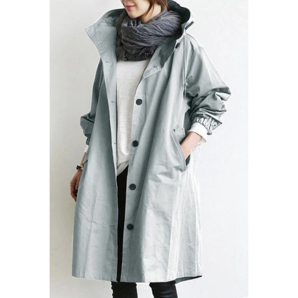 GR | Long Trench Coat for Women