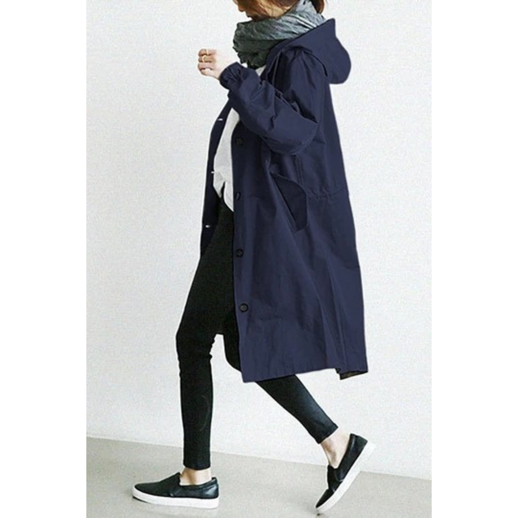 GR | Long Trench Coat for Women